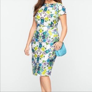 Talbots floral plus size dress